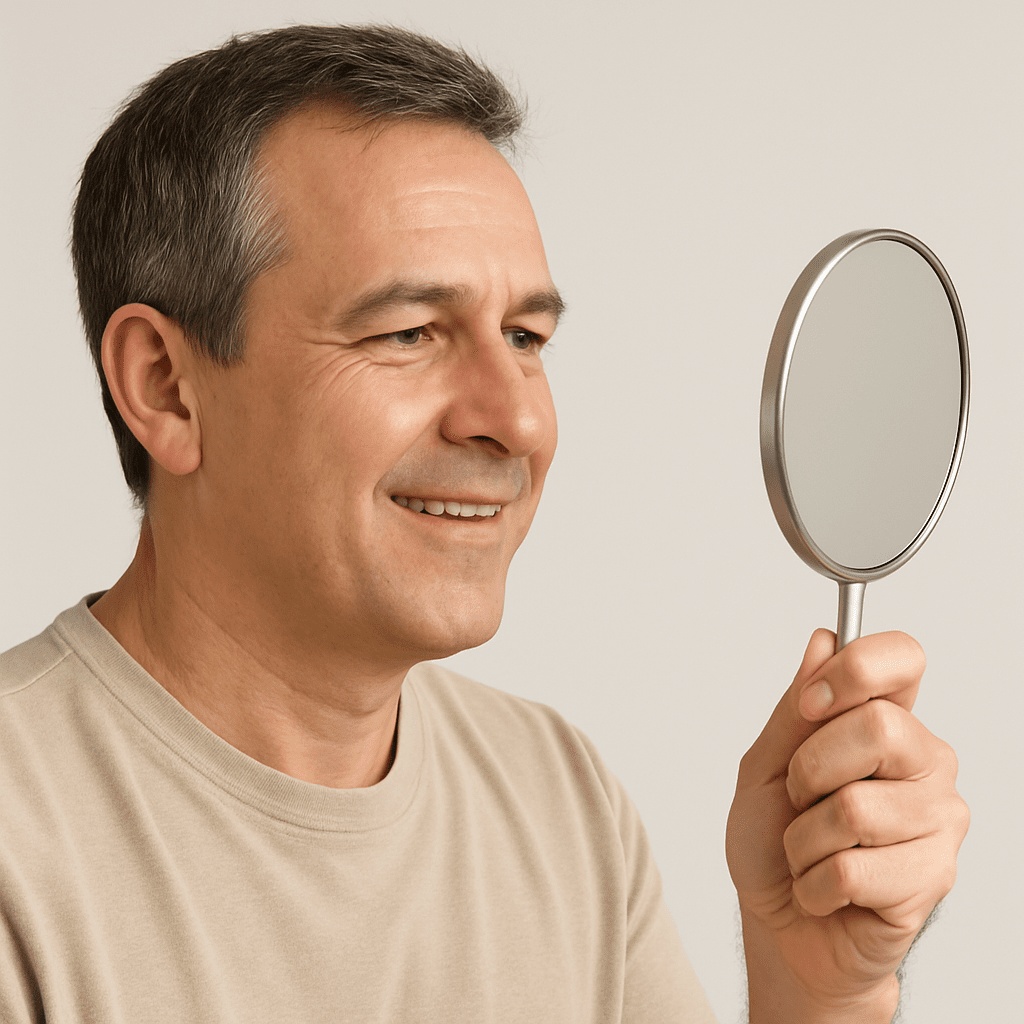 ミラーバイオフィードバックのイメージ