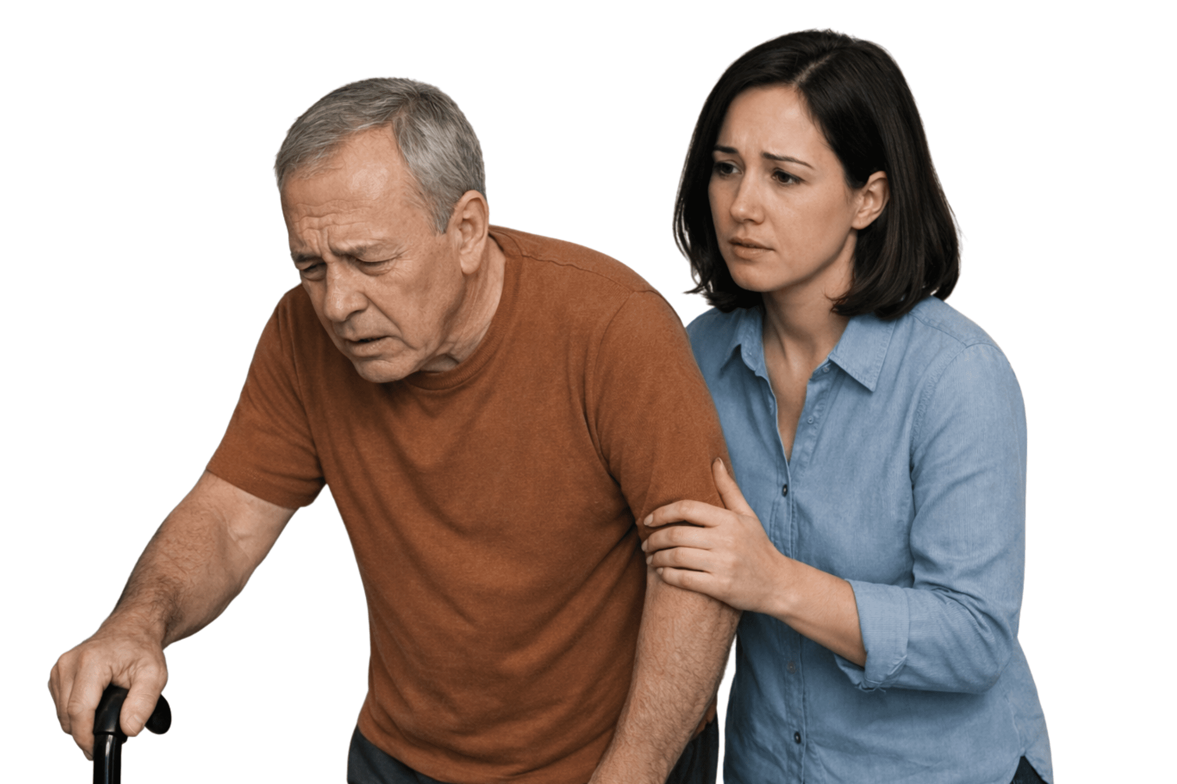 脳卒中後遺症のイラスト